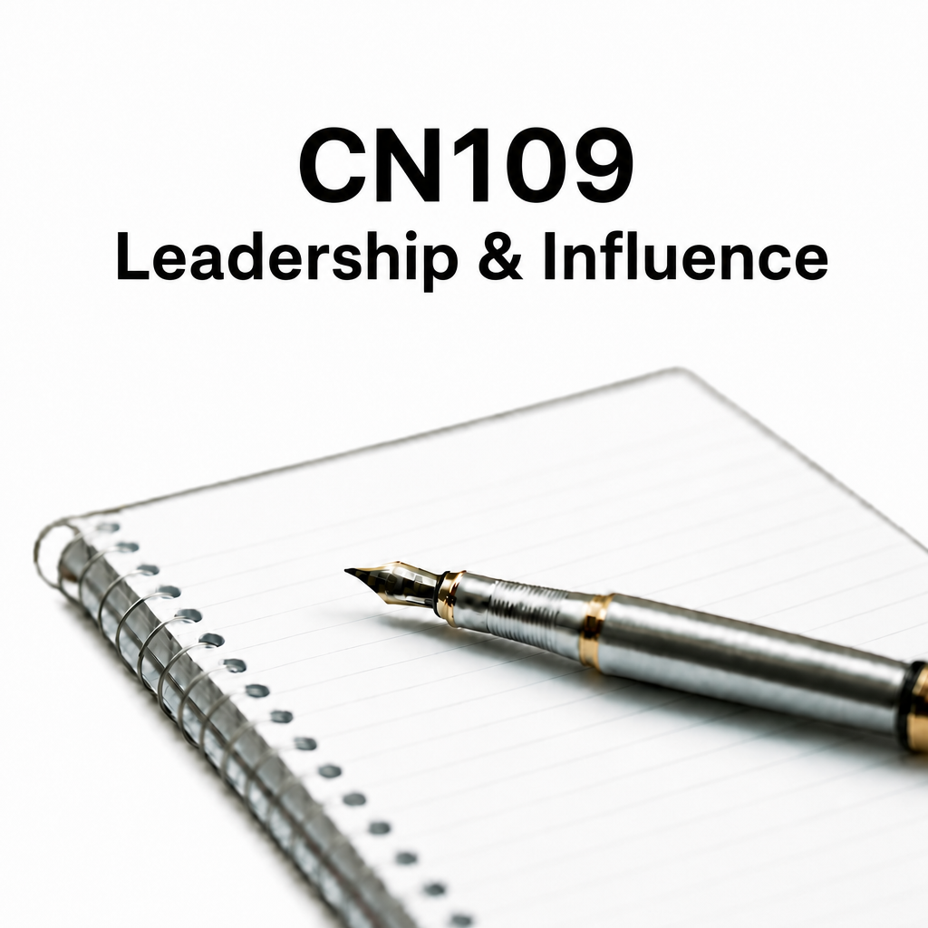 CN109: Leadership & Influence Course Enrollment Guide